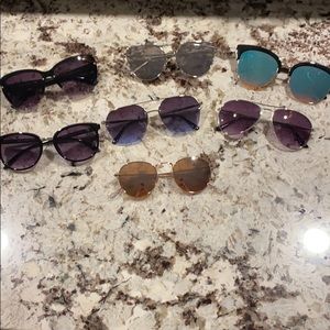 LOT OF 7 PAIRS OF SUNGLASSES